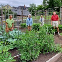 Volunteer Members of the Plant-a-Row crew